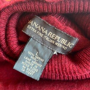 Turtleneck sweater burgundy